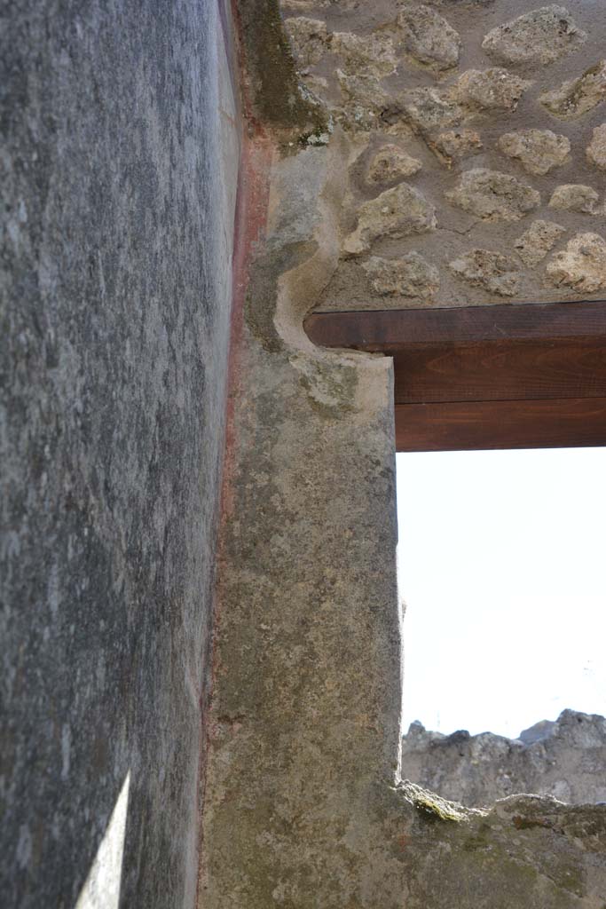 IX.5.6 Pompeii. May 2017. Room o, detail from upper south-west corner.
Foto Christian Beck, ERC Grant 681269 D�COR.
