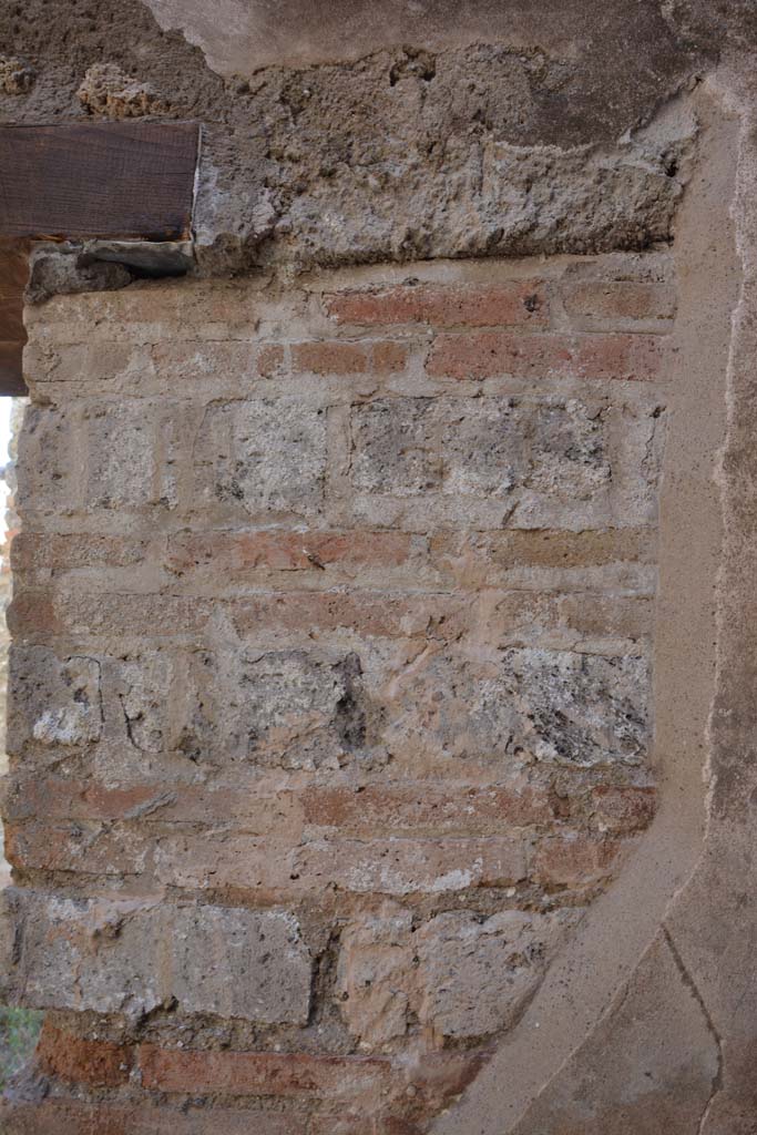 IX.5.6 Pompeii. May 2017. 
Room p, west wall on north side of doorway in north-west corner.
Foto Christian Beck, ERC Grant 681269 D�COR.
