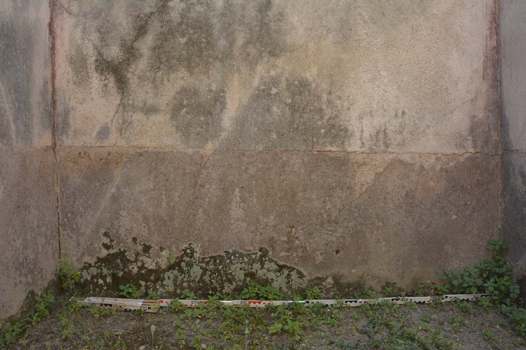 IX.5.6 Pompeii. May 2017. Room r, detail of lower south wall.
Foto Christian Beck, ERC Grant 681269 D�COR.
