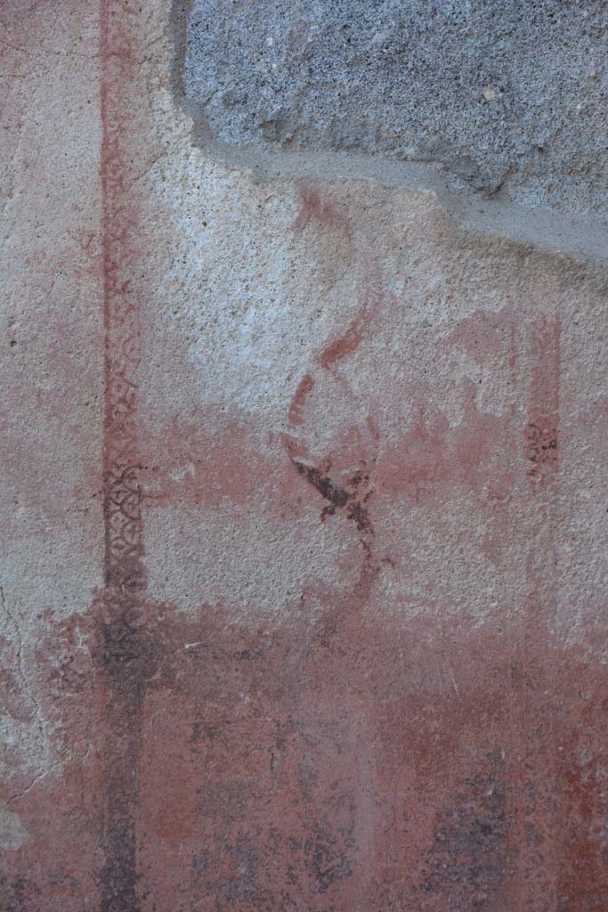 IX.5.6 Pompeii. May 2017. West ala d, painted decoration from west end of south wall.
Foto Christian Beck, ERC Grant 681269 D�COR.
