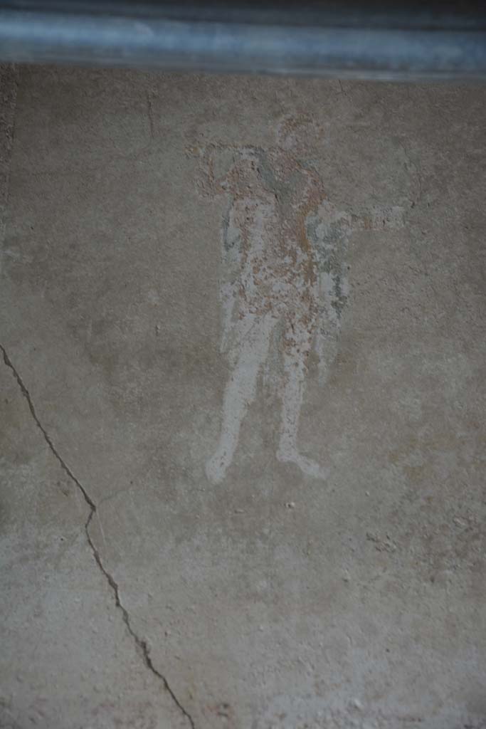 IX.5.6 Pompeii. May 2017. Room h, detail of masculine figure from upper south wall.  
Foto Christian Beck, ERC Grant 681269 D�COR.
