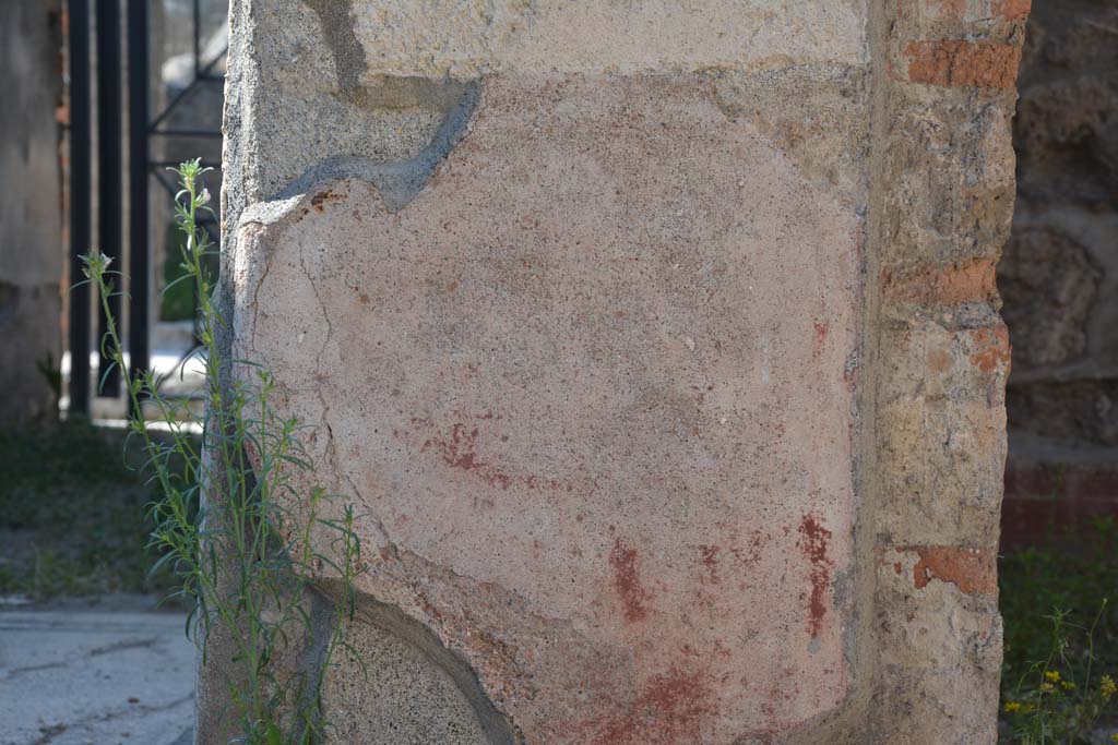 IX.5.6 Pompeii. May 2017. East ala e, detail from north wall at west end.
Foto Christian Beck, ERC Grant 681269 D�COR.


