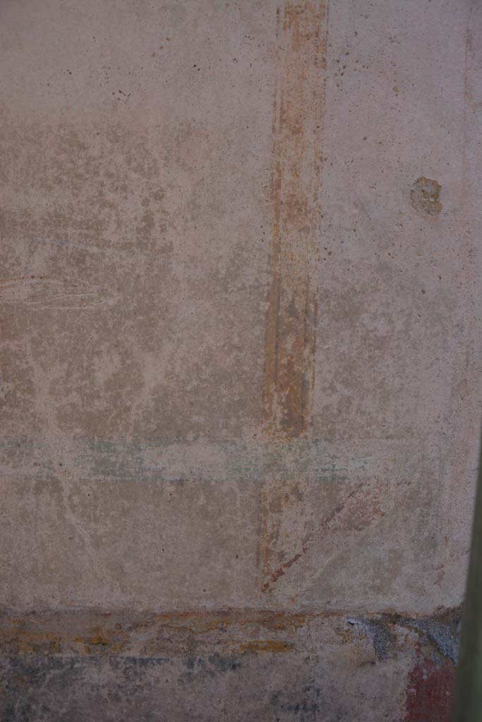 IX.5.6 Pompeii. May 2017. Room k, (west side), detail from north wall. 
Foto Christian Beck, ERC Grant 681269 D�COR.
