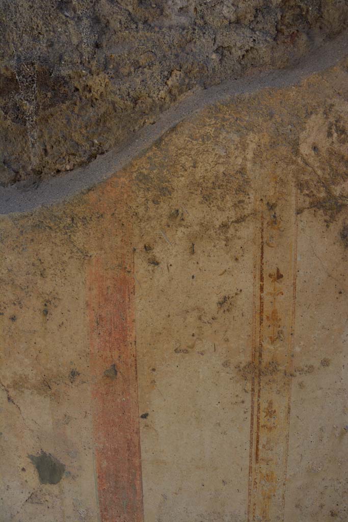 IX.5.6 Pompeii. May 2017. Room k, (west side), detail from north wall.  
Foto Christian Beck, ERC Grant 681269 D�COR.

