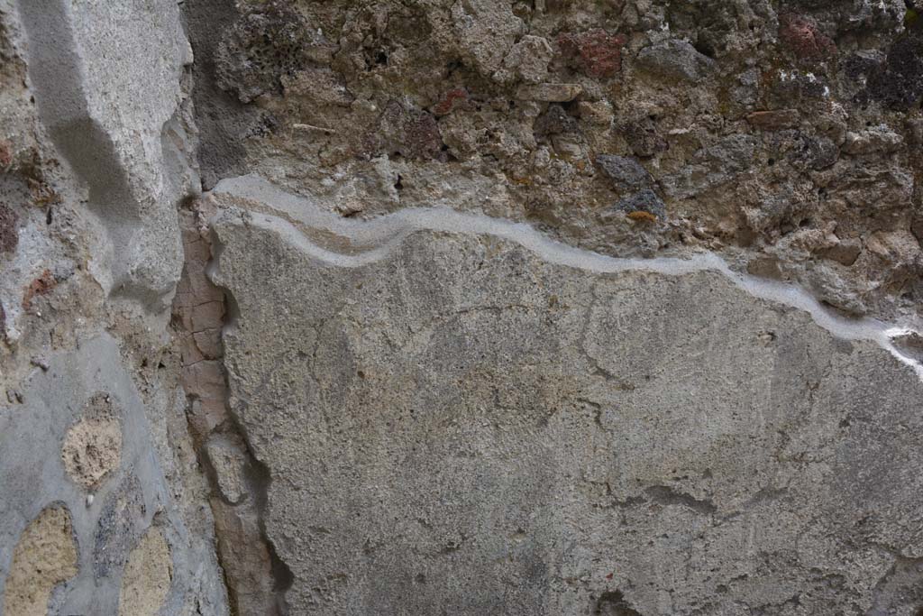 IX.5.8 Pompeii. May 2017. West wall in south-west corner.
Foto Christian Beck, ERC Grant 681269 D�COR.
