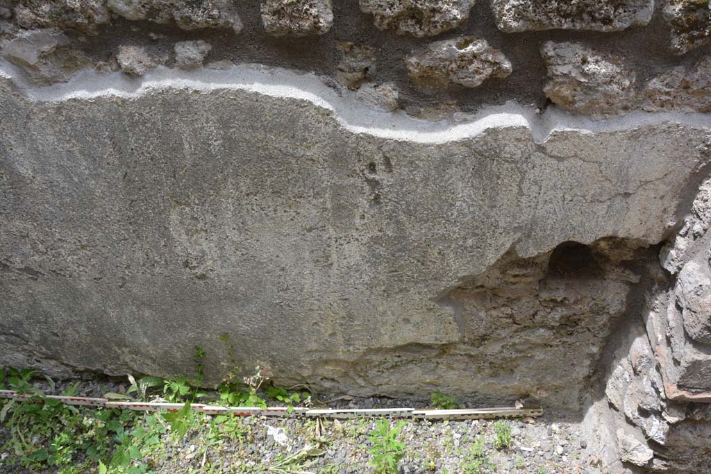 IX.5.8 Pompeii. May 2017. Lower west wall in north-west corner.
Foto Christian Beck, ERC Grant 681269 D�COR.
