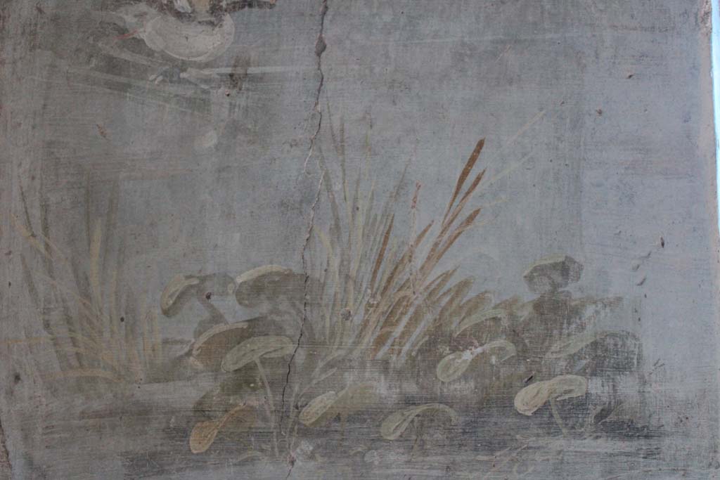 IX.5.9 Pompeii. May 2019. Room �l (L)�, detail of painted plants from upper east wall. 
Foto Christian Beck, ERC Grant 681269 D�COR.

