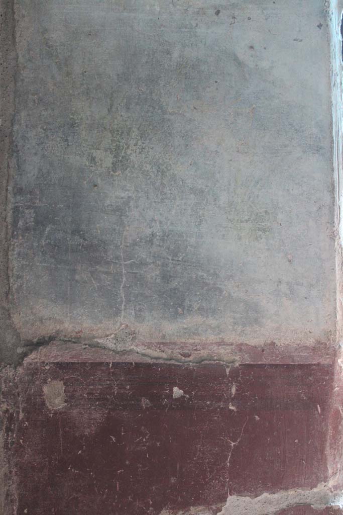 IX.5.9 Pompeii. May 2019. 
Room �l (L)�, middle zone and zoccolo on east wall in north-east corner.  
Foto Christian Beck, ERC Grant 681269 D�COR.
