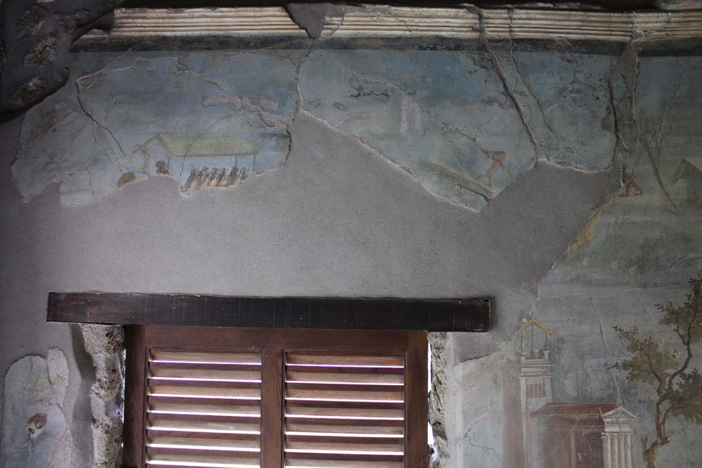 IX.5.9 Pompeii. May 2019. Room �l (L)�, upper south wall above window.  
Foto Christian Beck, ERC Grant 681269 D�COR.


