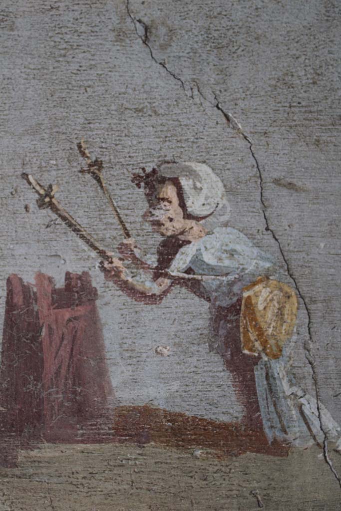 IX.5.9 Pompeii. May 2019. Room �l (L)�, detail of one figure with altar.  
Foto Christian Beck, ERC Grant 681269 D�COR.
