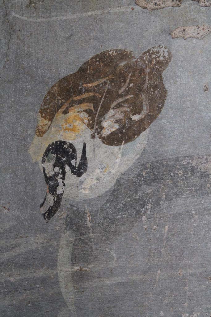 IX.5.9 Pompeii. May 2019. Room �l (L)�, detail of duck from south wall at east end of window.     
Foto Christian Beck, ERC Grant 681269 D�COR.
