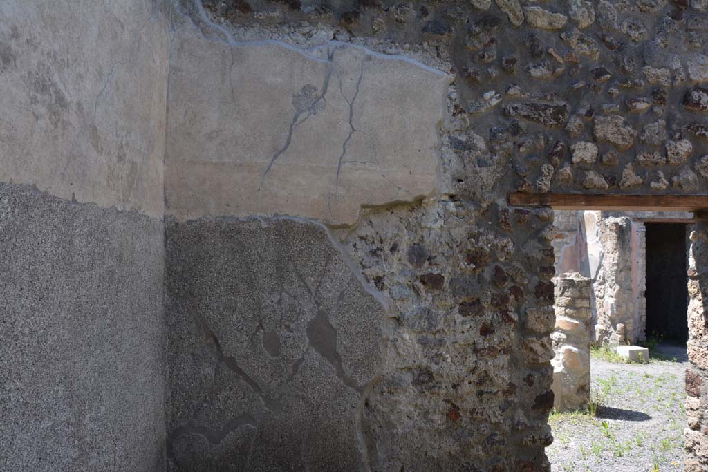 IX.5.9 Pompeii. May 2017. Room �m�, detail from west wall.
Foto Christian Beck, ERC Grant 681269 D�COR.
