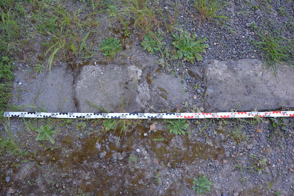 IX.5.9 Pompeii. May 2017. Room �p�, detail of doorway threshold at west end.
Foto Christian Beck, ERC Grant 681269 D�COR.

