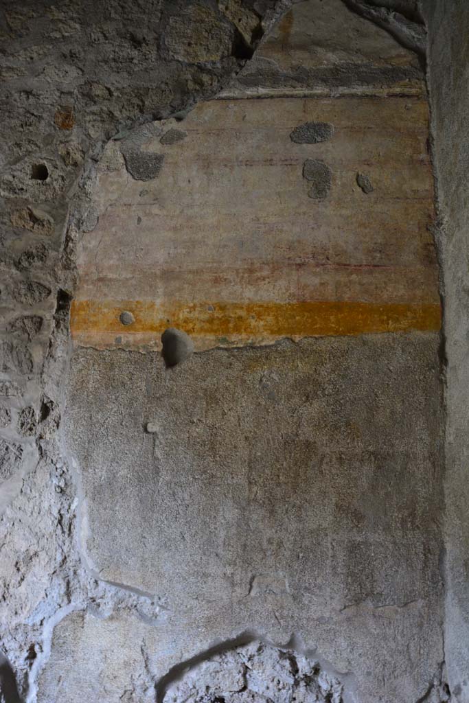 IX.5.9 Pompeii. March 2017. Room �e�, upper south wall at west end.
Foto Christian Beck, ERC Grant 681269 D�COR.
