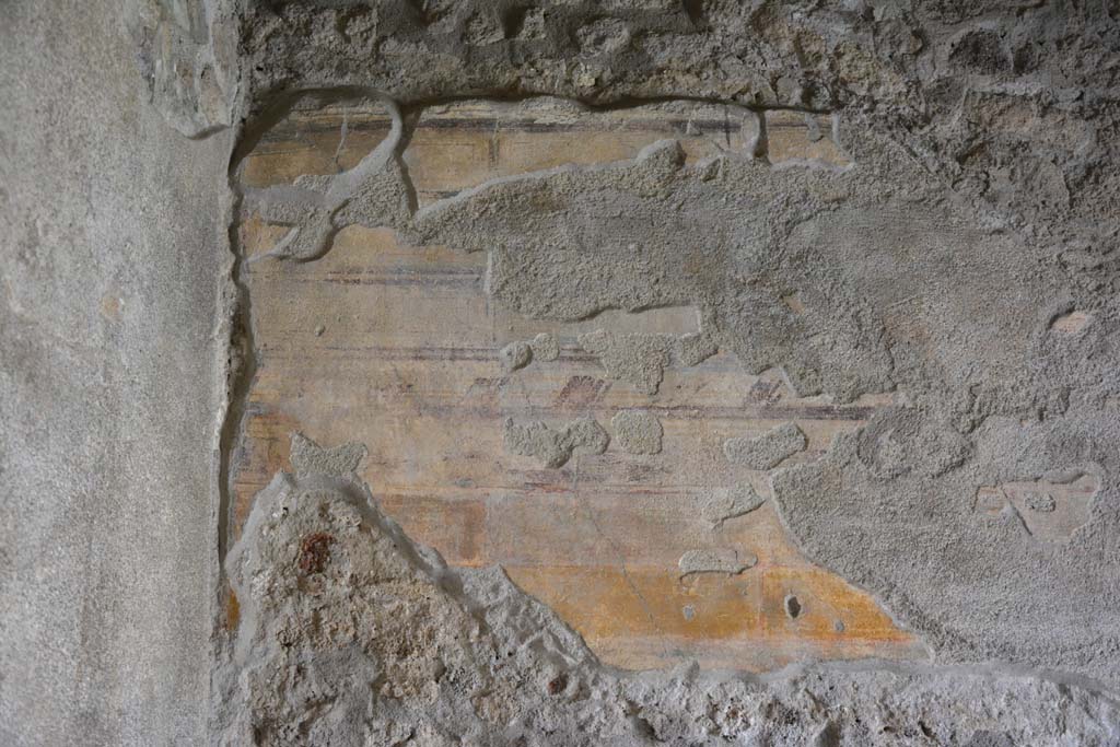 IX.5.9 Pompeii. May 2017. Room �e�, detail from upper north wall at west end.
Foto Christian Beck, ERC Grant 681269 D�COR.
