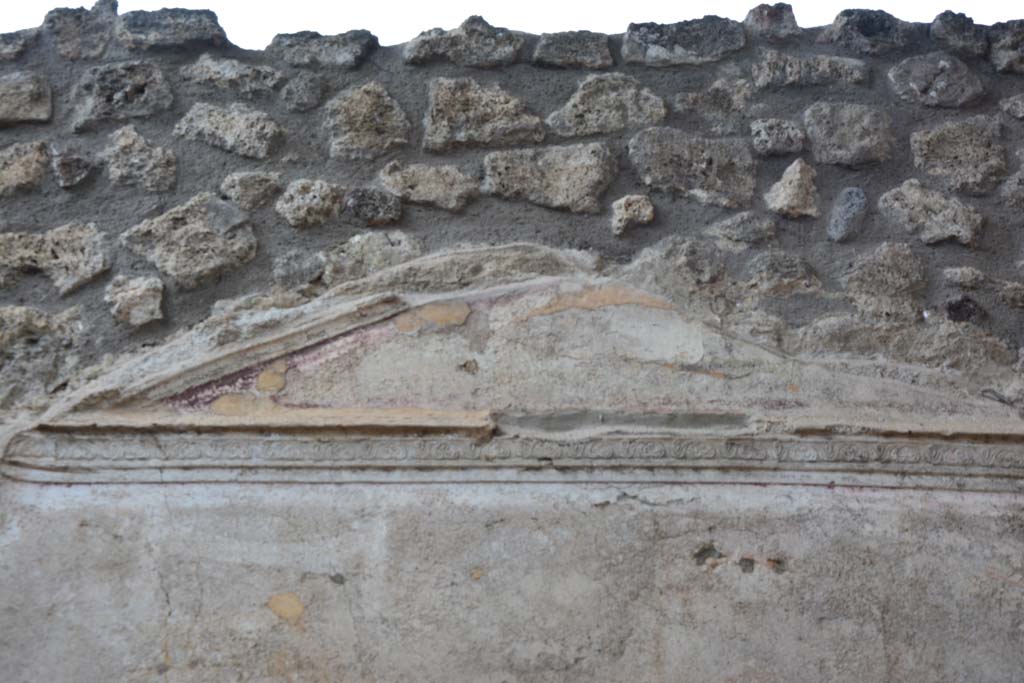 IX.5.11 Pompeii. May 2017. Room k, detail from upper west wall.
Foto Christian Beck, ERC Grant 681269 D�COR.
