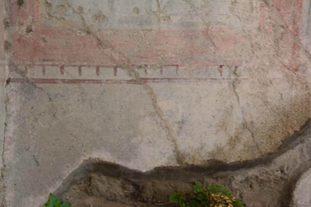 IX.5.11 Pompeii. March 2017. Room k, lower zoccolo on south end of west wall.  
Foto Christian Beck, ERC Grant 681269 D�COR.
