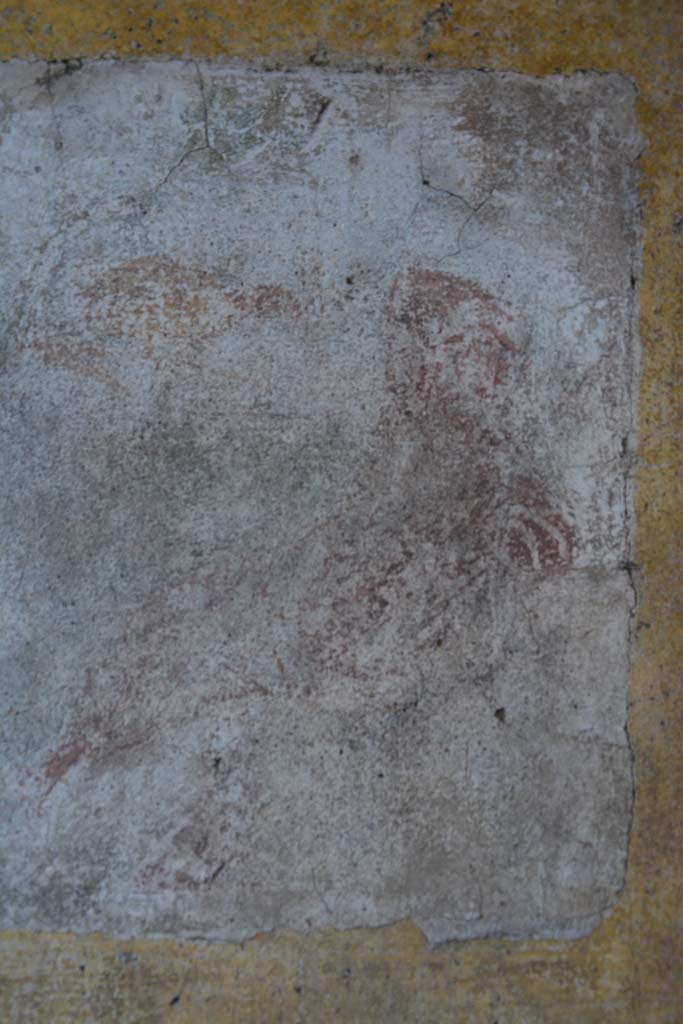 IX.5.11 Pompeii. March 2017. 
Room f, detail from west (right side) of central painting of Ganymede and the eagle from south wall.
Foto Christian Beck, ERC Grant 681269 D�COR.

