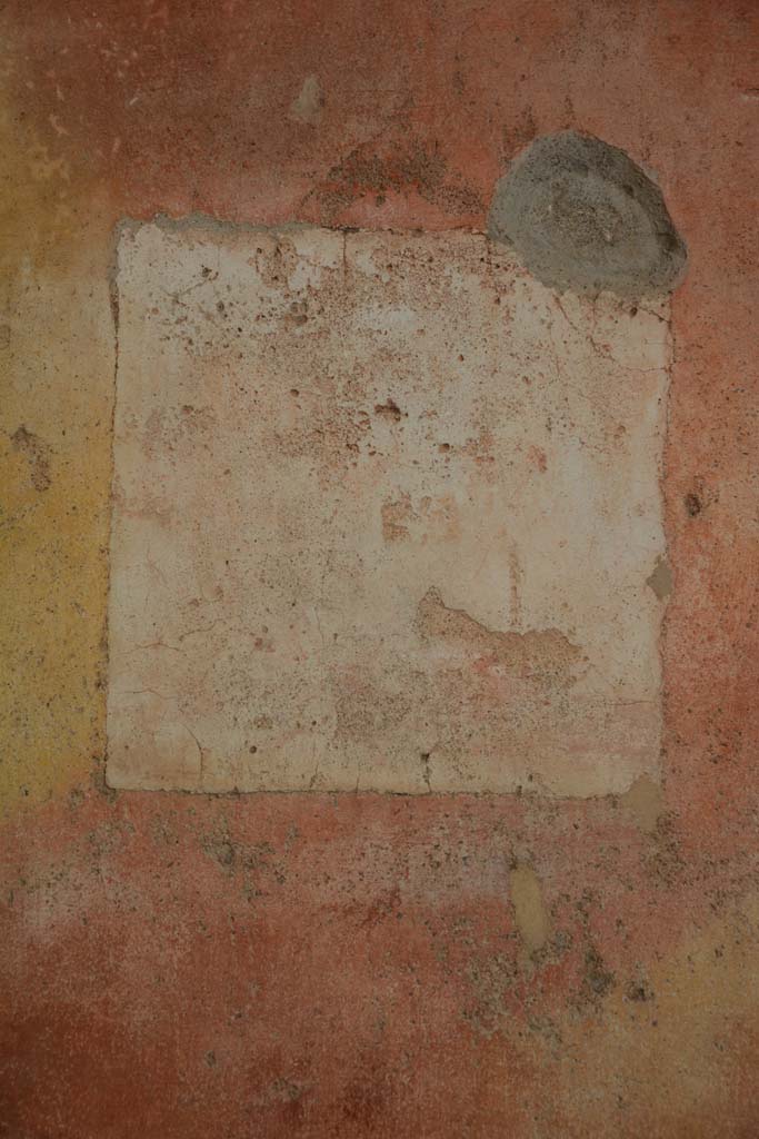 IX.5.11 Pompeii. May 2017. Room f, detail of central painting on north wall.
Foto Christian Beck, ERC Grant 681269 D�COR.
