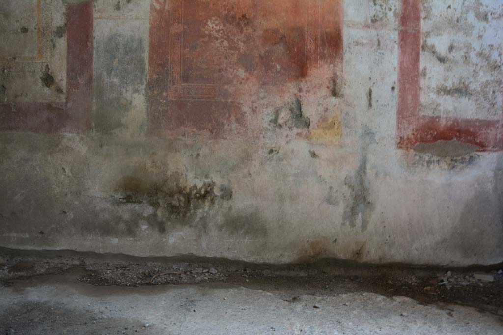 IX.5.11 Pompeii. March 2017. Room f, detail of zoccolo below central panel on north wall.
Foto Christian Beck, ERC Grant 681269 D�COR.
