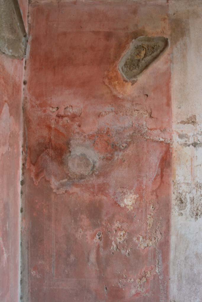 IX.5.11 Pompeii. March 2017. Room e, detail from panel at west end of north wall.  
Foto Christian Beck, ERC Grant 681269 D�COR.

