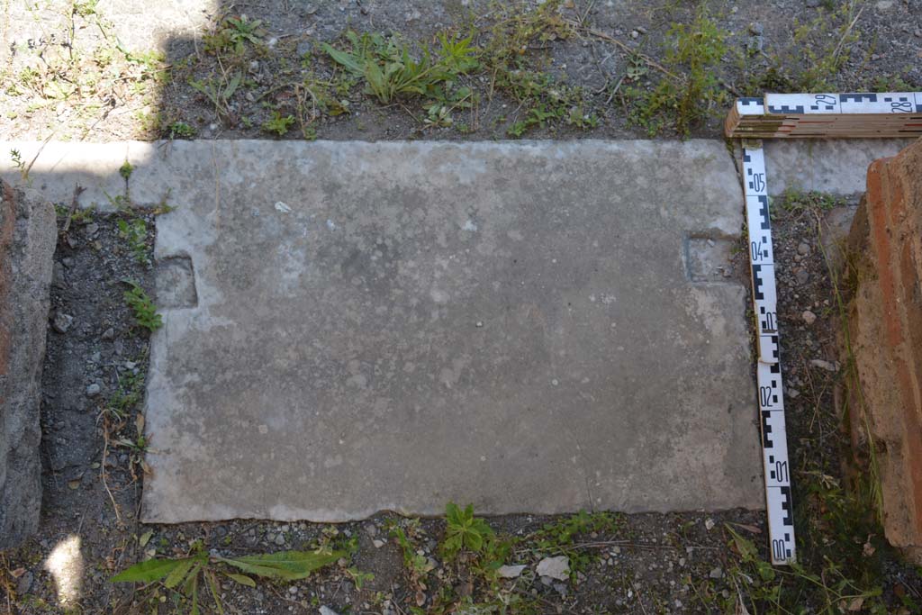 IX.5.11 Pompeii. May 2017. Room d, doorway threshold.
Foto Christian Beck, ERC Grant 681269 D�COR.
