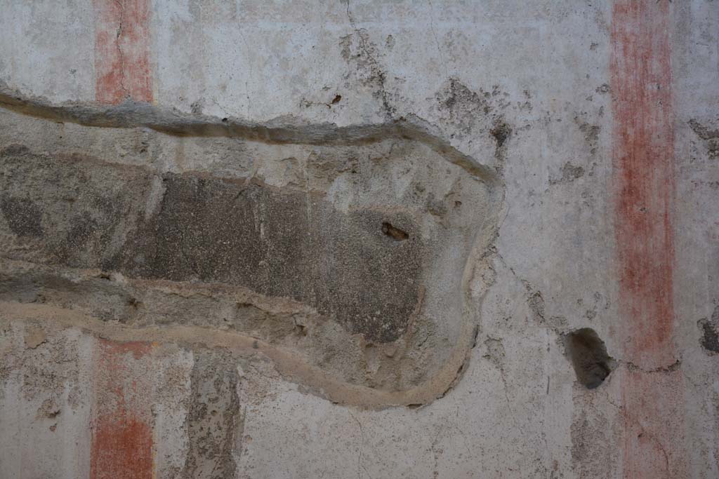 IX.5.11 Pompeii. May 2017. Room g, detail from centre of south wall.
Foto Christian Beck, ERC Grant 681269 D�COR.
