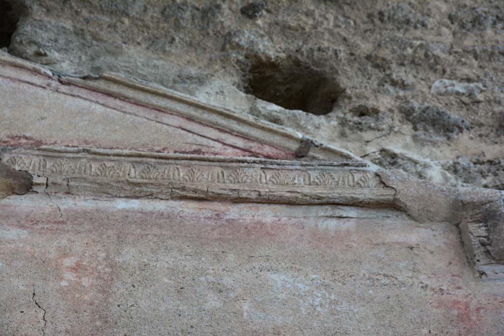 IX.5.11 Pompeii. March 2017. Room i, detail of stucco frieze from upper north wall at east end.
Foto Christian Beck, ERC Grant 681269 D�COR
