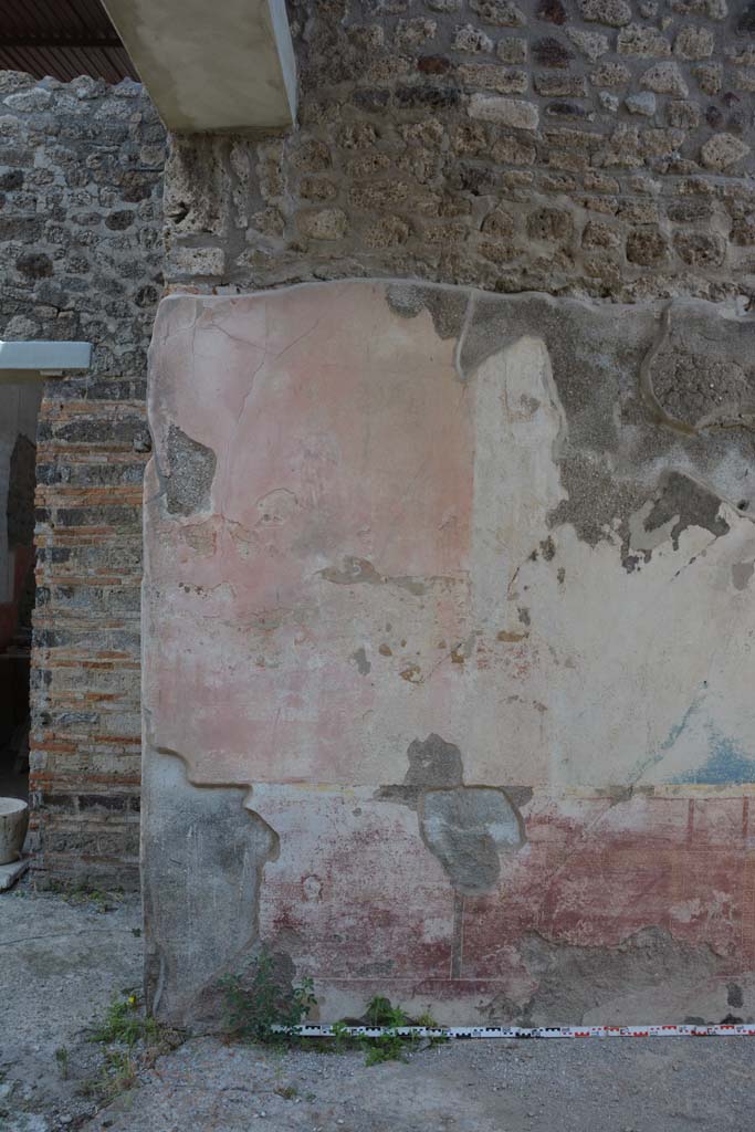 IX.5.11 Pompeii. May 2017. Room l (L), north end of east wall of tablinum.
Foto Christian Beck, ERC Grant 681269 D�COR.
