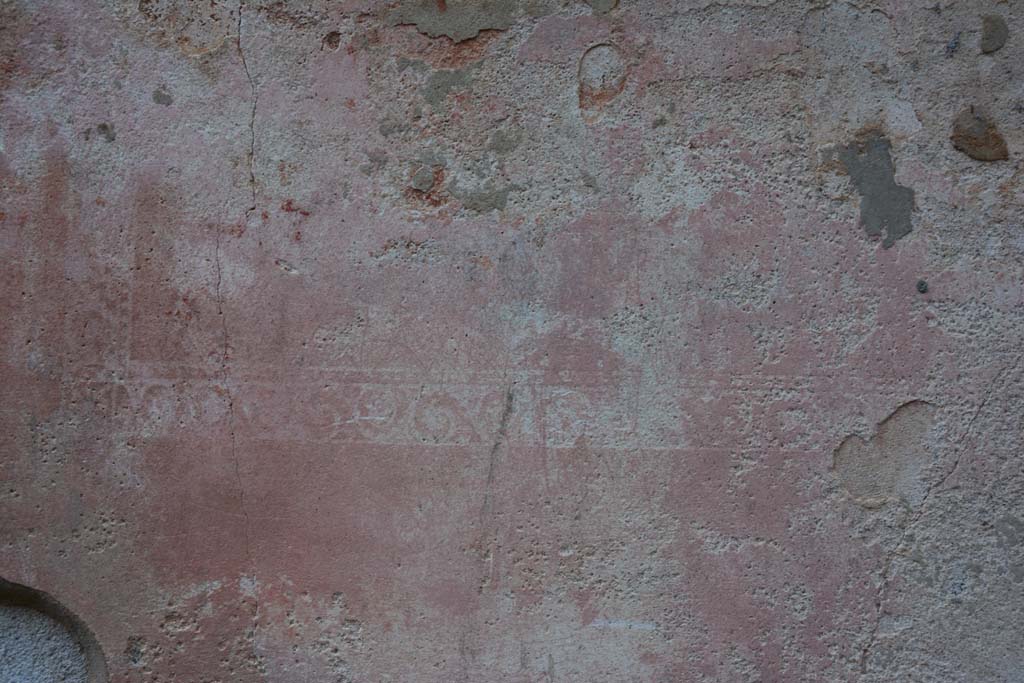 IX.5.11 Pompeii. March 2017. Room I (L), detail of border edging from panel at north end of east wall.
Foto Christian Beck, ERC Grant 681269 D�COR.

