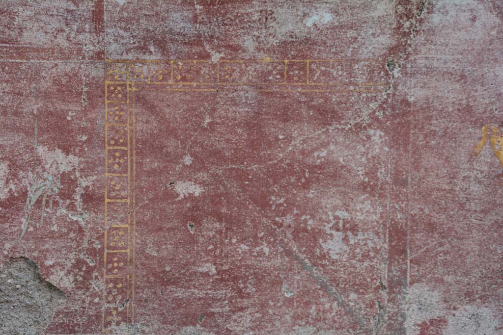 IX.5.11 Pompeii. March 2017. Room I (L), detail of zoccolo on east wall.
Foto Christian Beck, ERC Grant 681269 D�COR.

