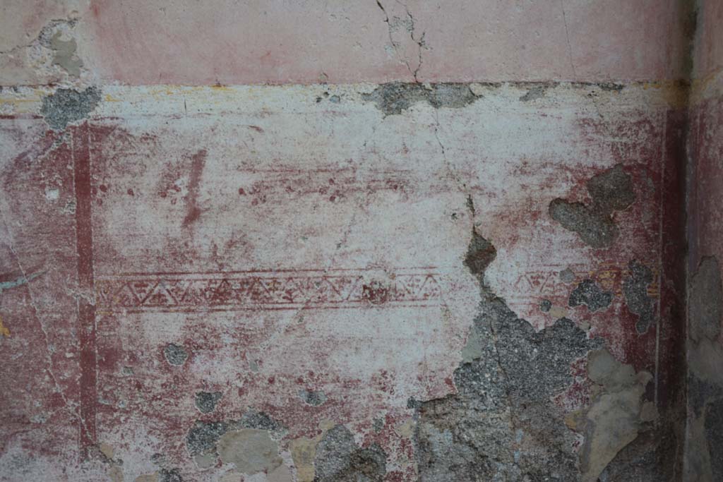 IX.5.11 Pompeii. March 2017. Room I (L), zoccolo on south end of east wall.
Foto Christian Beck, ERC Grant 681269 D�COR.

