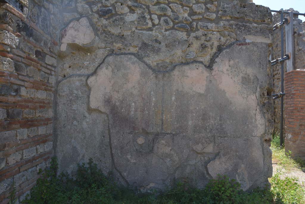 IX.5.14 Pompeii. May 2017. Peristyle �k�, detail of south wall in south-east corner.
Foto Christian Beck, ERC Grant 681269 D�COR.
