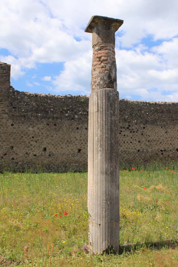 IX.5.14 Pompeii. May 2019. Room �k�, looking west towards column across peristyle.
Foto Christian Beck, ERC Grant 681269 D�COR.

