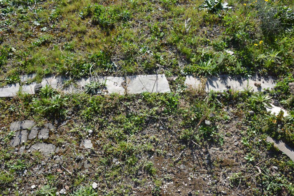 IX.5.14 Pompeii. May 2017. Room �m�, doorway threshold onto east portico of peristyle �k�.  
Foto Christian Beck, ERC Grant 681269 D�COR.
