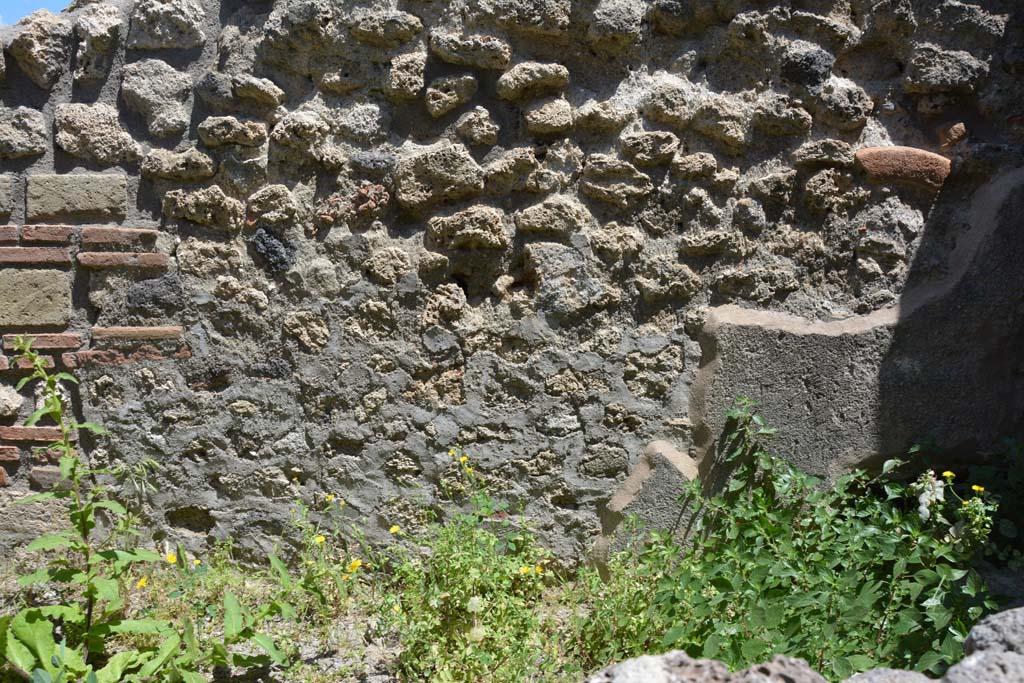 IX.5.14 Pompeii. May 2017. Room “t”, detail from east wall.
Foto Christian Beck, ERC Grant 681269 DÉCOR.
