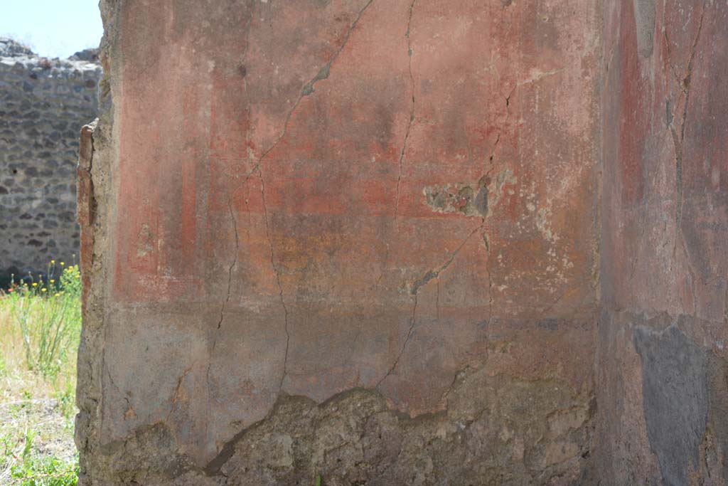 IX.5.14 Pompeii. May 2017. Room �f�, detail of panel on south wall on west side of doorway.
Foto Christian Beck, ERC Grant 681269 D�COR.
