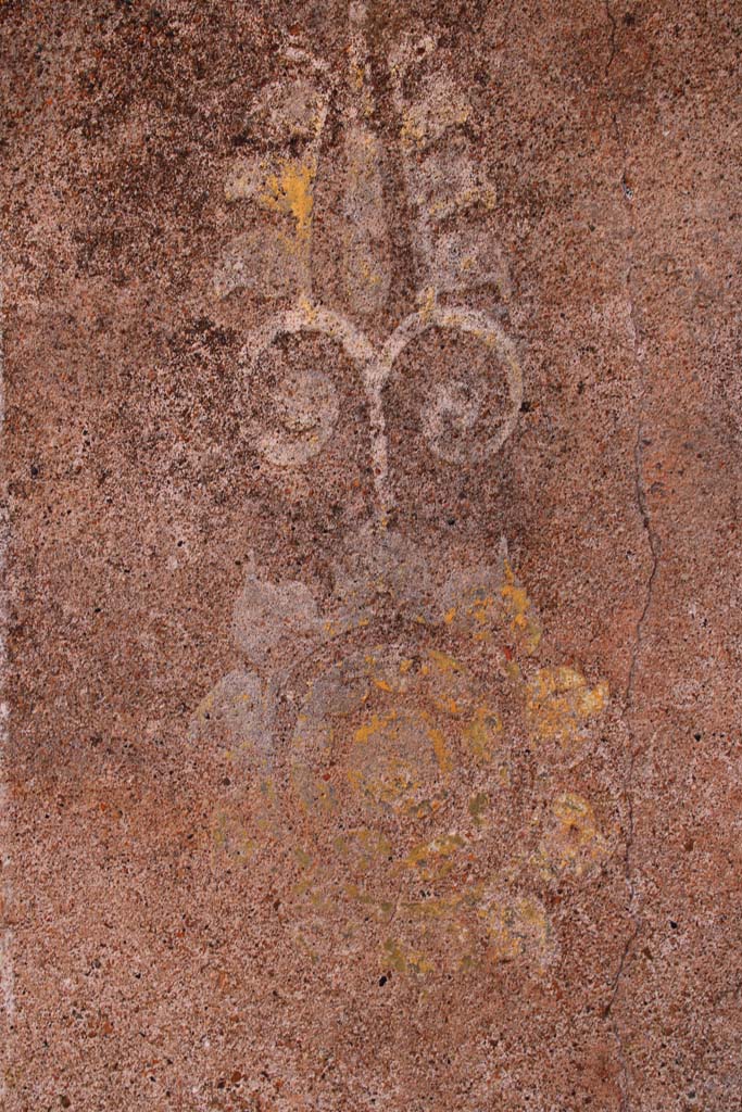 IX.5.14 Pompeii. May 2019. 
Room �f�, detail from panel on zoccolo on north side of centre panel.
Foto Christian Beck, ERC Grant 681269 D�COR.
