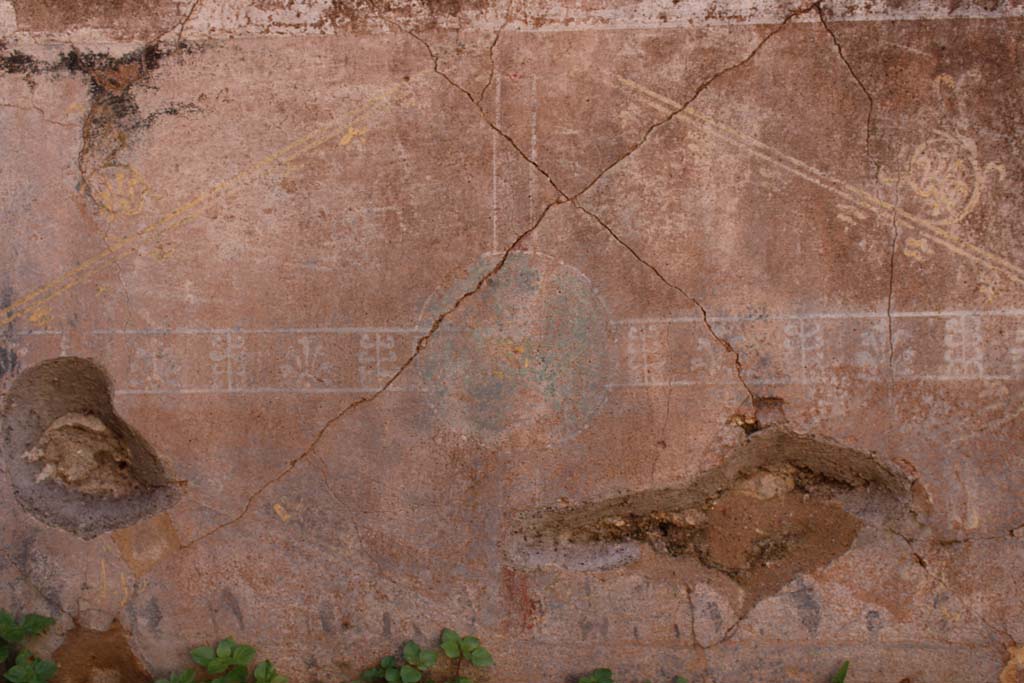 IX.5.14 Pompeii. May 2019. Room �f�, detail from zoccolo from south wall at east end.
Foto Christian Beck, ERC Grant 681269 D�COR.
