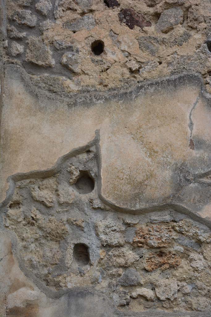 IX.5.14 Pompeii. May 2017. North ala �e�, detail from west end of north wall.
Foto Christian Beck, ERC Grant 681269 D�COR.

