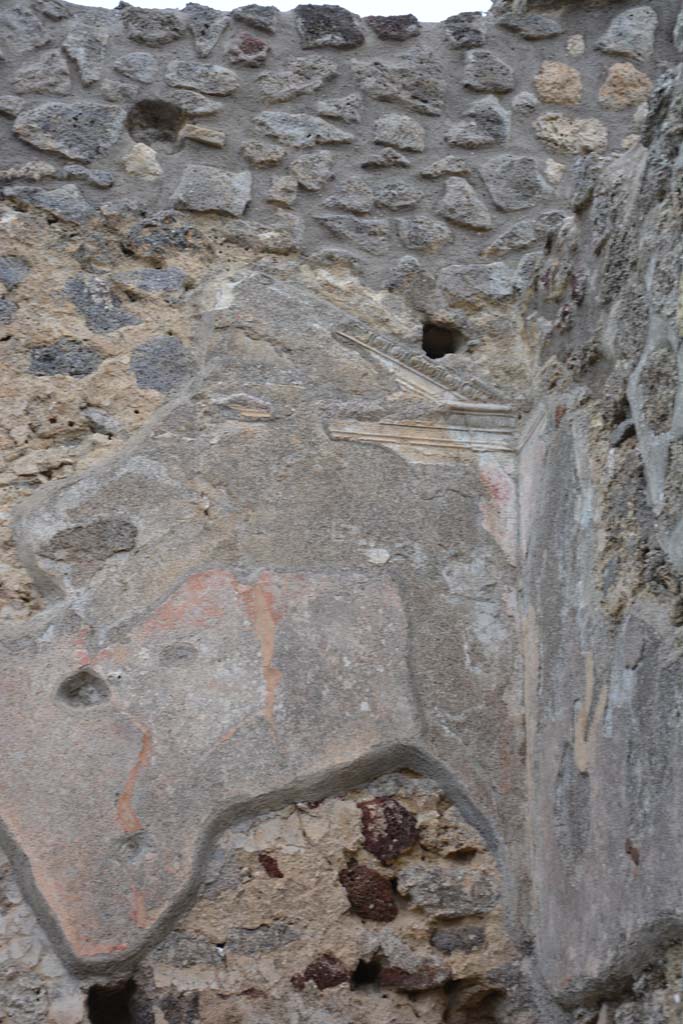 IX.5.14 Pompeii. May 2017. North ala �e�, east end of upper north wall.
Foto Christian Beck, ERC Grant 681269 D�COR.
