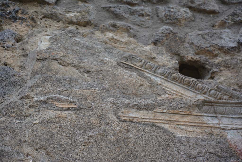 IX.5.14 Pompeii. May 2017. North ala �e�, detail of stucco from upper north wall.
Foto Christian Beck, ERC Grant 681269 D�COR.

