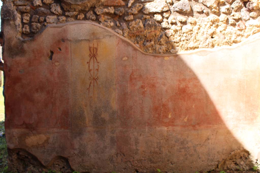 IX.5.14 Pompeii. May 2019. Room �d�, looking towards west wall on north side of doorway.
Foto Christian Beck, ERC Grant 681269 D�COR.

