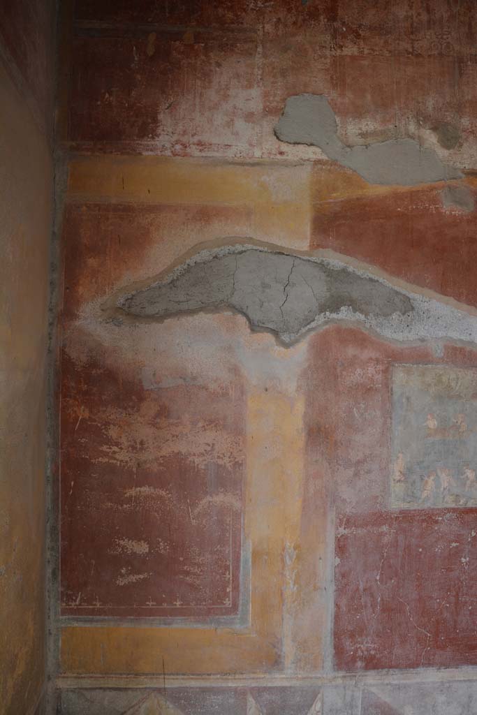 IX.5.14 Pompeii. May 2017. Room �c�, panel from north wall at west end. 
Foto Christian Beck, ERC Grant 681269 D�COR.
