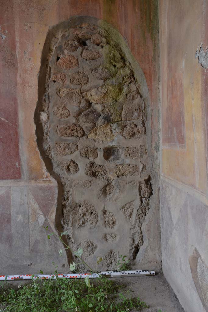 IX.5.14 Pompeii. May 2017. Room �c�, detail of north wall in north-east corner.
Foto Christian Beck, ERC Grant 681269 D�COR.
