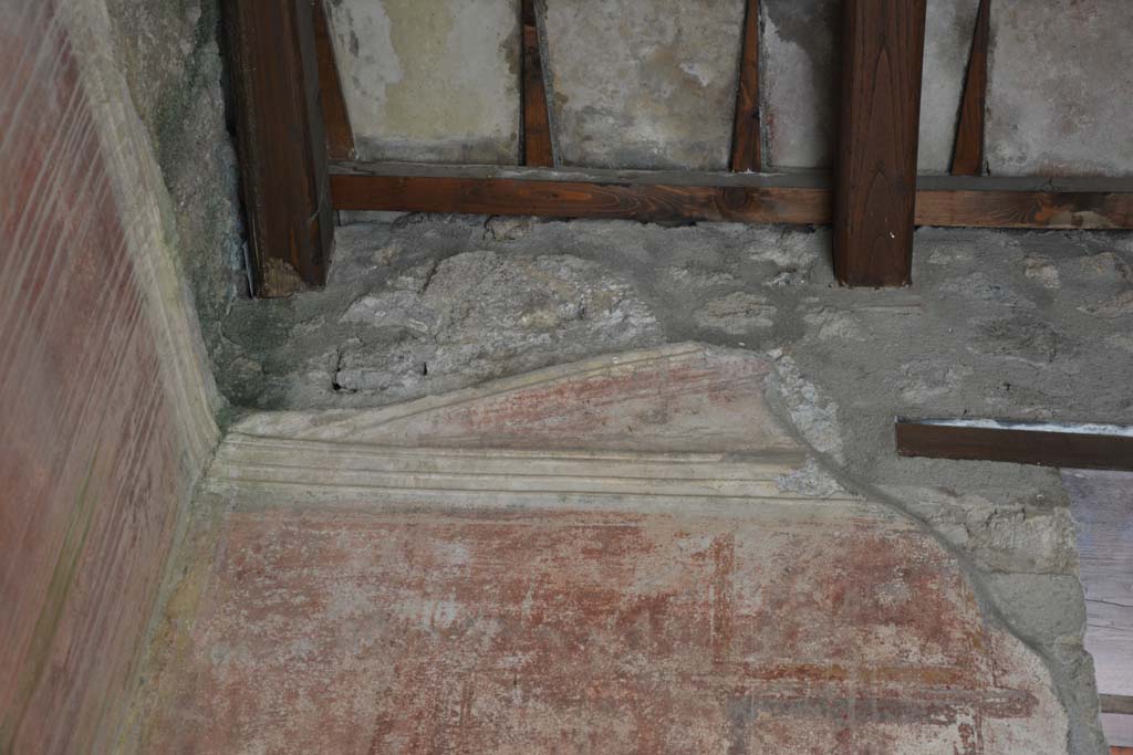 IX.5.14 Pompeii. May 2017. Room �c�, detail from upper east wall in north-east corner. 
Foto Christian Beck, ERC Grant 681269 D�COR.

