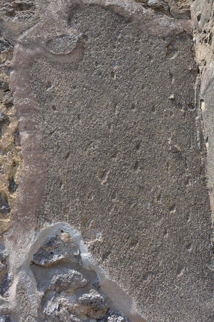 IX.5.17/6 Pompeii. May 2017. Room x, detail from lower north wall in north-east corner. 
Foto Christian Beck, ERC Grant 681269 D�COR
