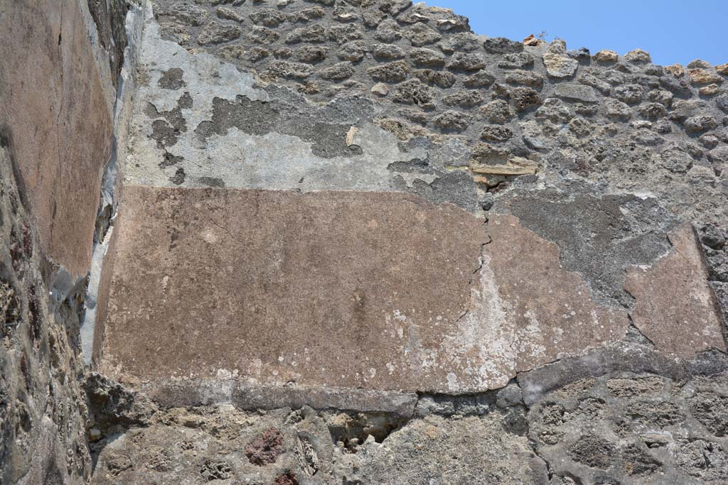 IX.5.17/6 Pompeii. May 2017. Room x, detail from upper east wall in north-east corner.
Foto Christian Beck, ERC Grant 681269 D�COR.
