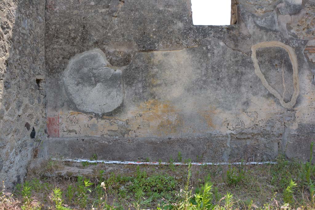 IX.5.6/17 Pompeii. May 2017. Room u, detail of wall with decoration.  
Foto Christian Beck, ERC Grant 681269 D�COR.
