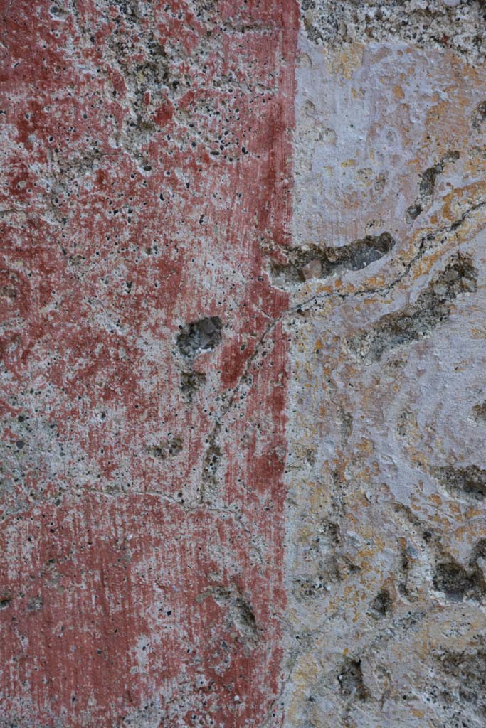 IX.5.6/17 Pompeii. May 2017. Room u, detail of remaining wall decoration.  
Foto Christian Beck, ERC Grant 681269 D�COR.
